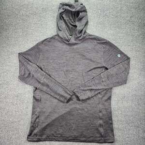 Kuhl Alloy Hoodie Mens XL Heather Gray Pullover Lightweight Performance Outdoor